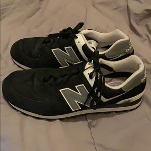 Men's New Balance 574 - Black - 13